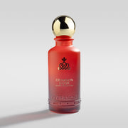 Crimson Dusk vanilla caramel and rose perfume bottle by Perfamin