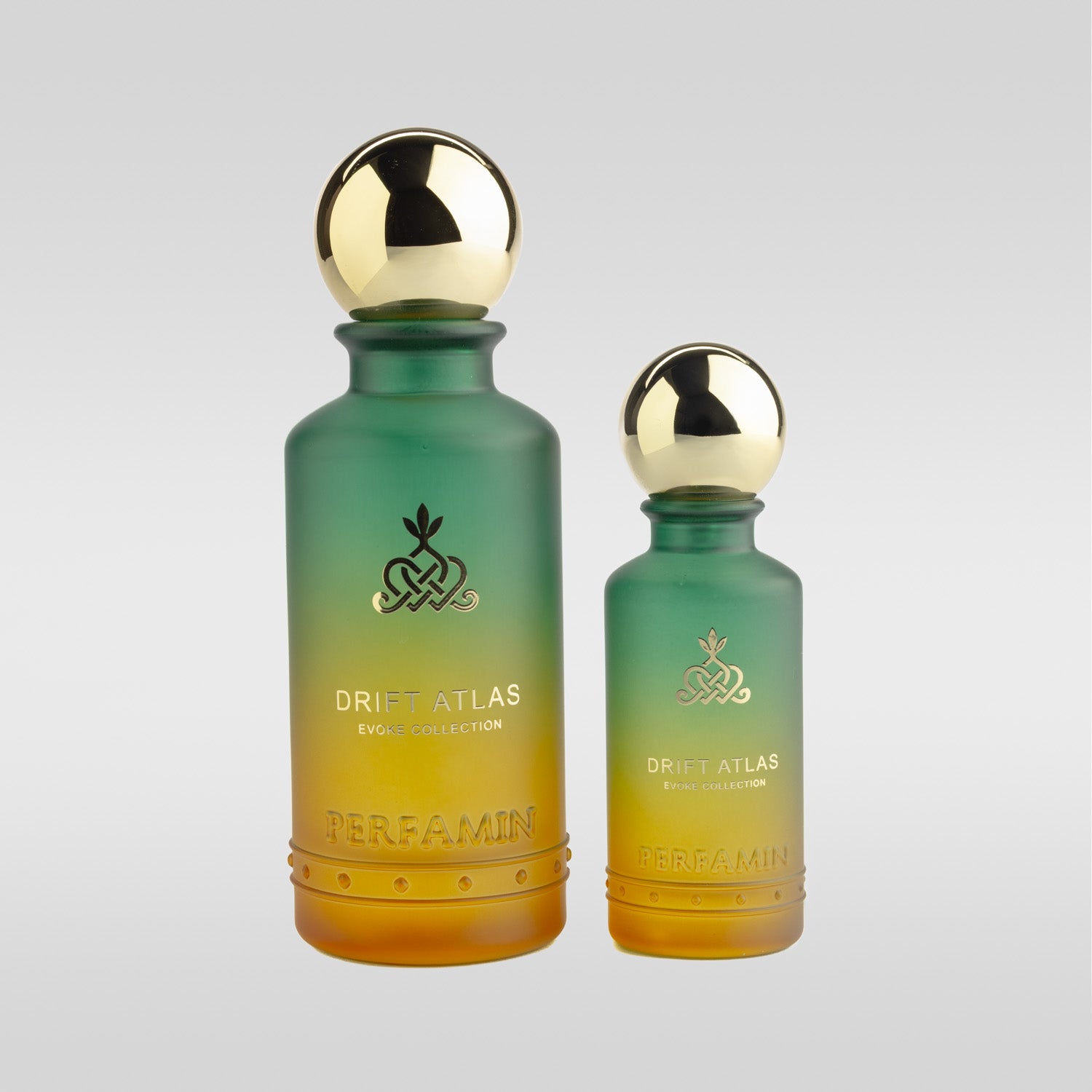 Drift Atlas Eau de Parfum shown in 30ml and 100ml bottle sizes