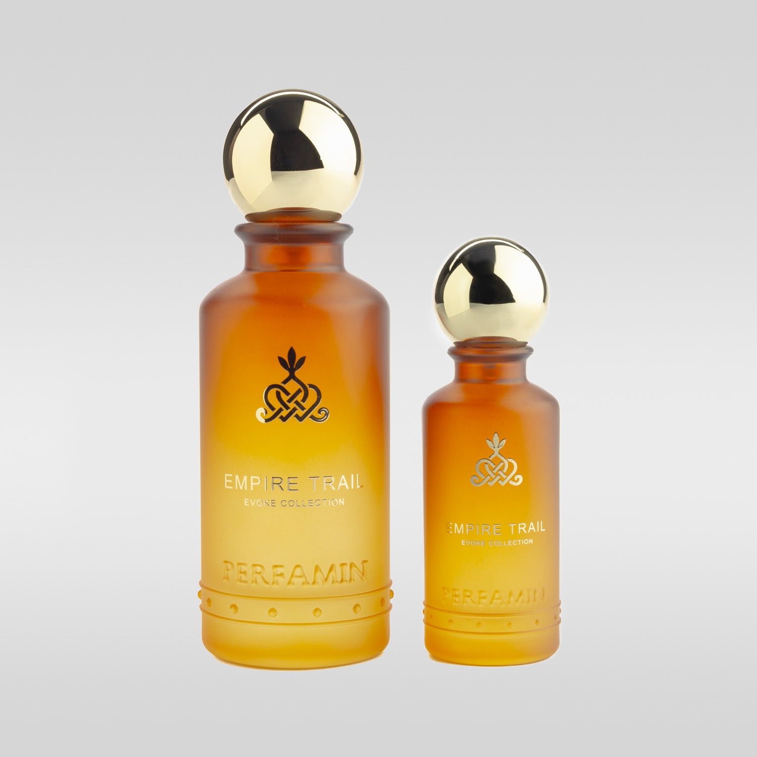 Empire Trail Eau de Parfum shown in 30ml and 100ml bottle sizes