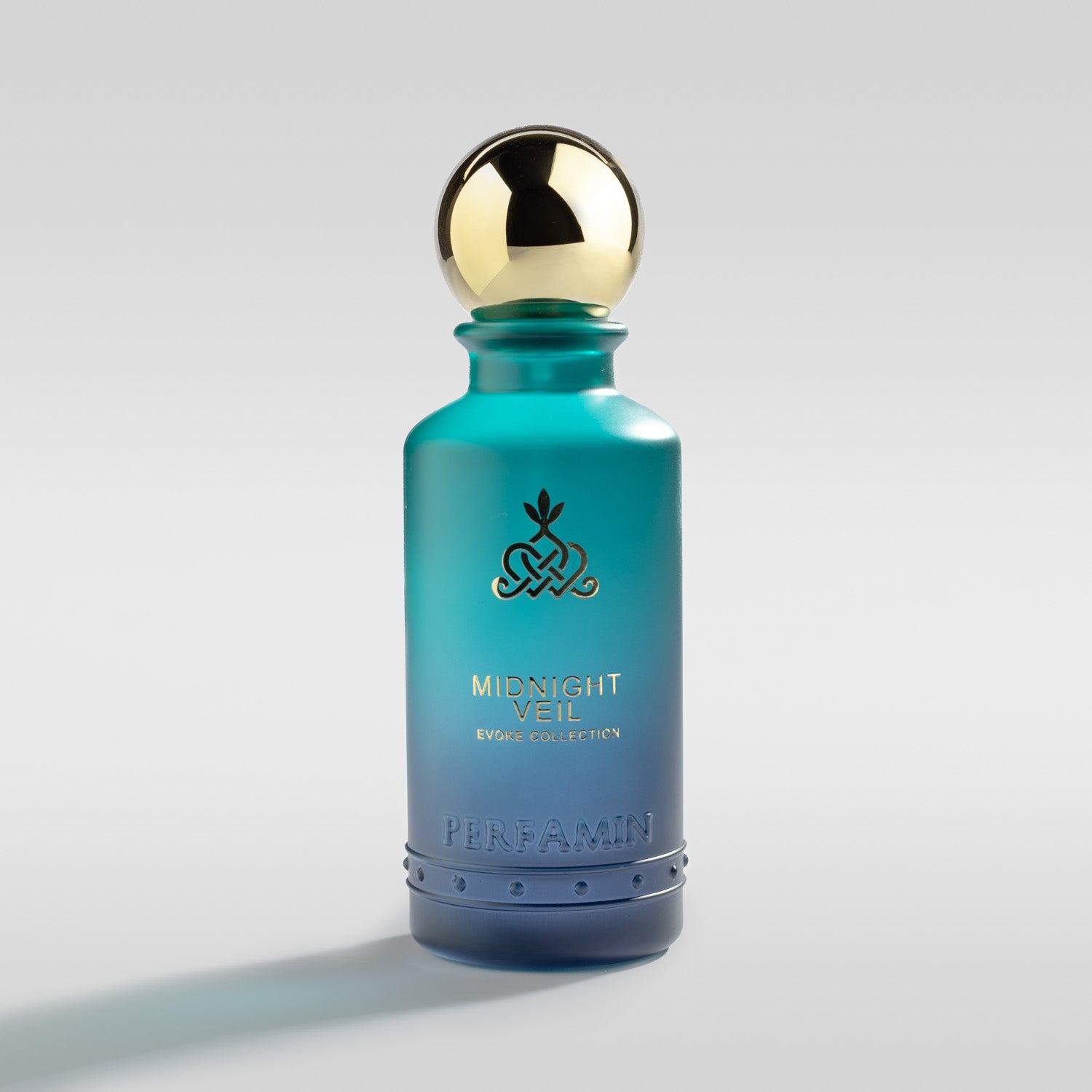 Midnight Veil oud amber and vanilla perfume bottle by Perfamin